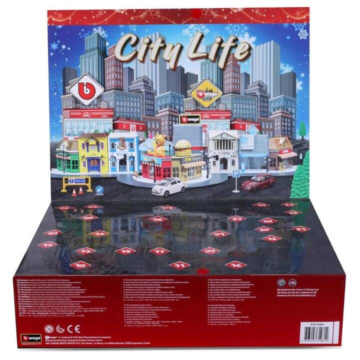 BBURAGO City Life Calendario dell'avvento giocattolo