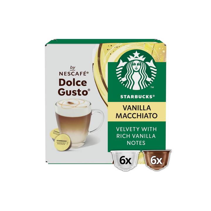 STARBUCKS Kaffeekapseln Macchiato Madagascar Vanilla (12 Stück)