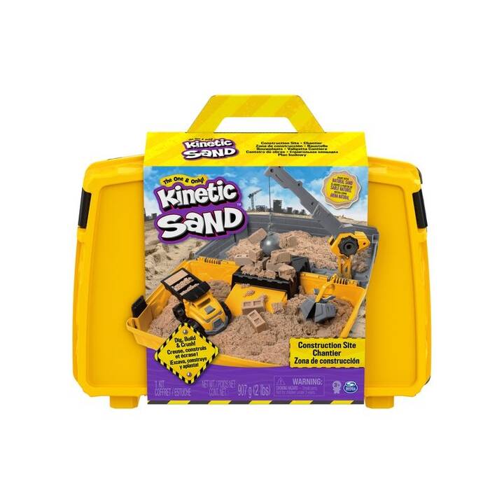 SPINMASTER Modelage Kinetic Sand Construction Box (Multicolore)