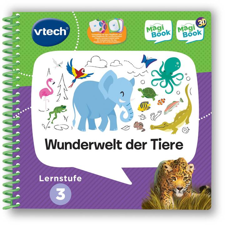 VTECH Magibook Wunderwelt der Tiere Cahier de texte (DE)