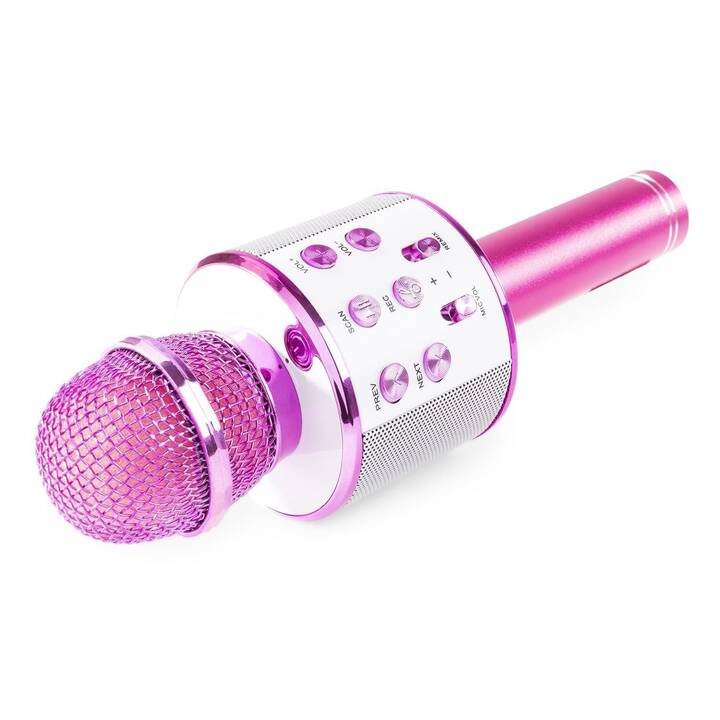MAX KM10P Microfono da mano (Pink)