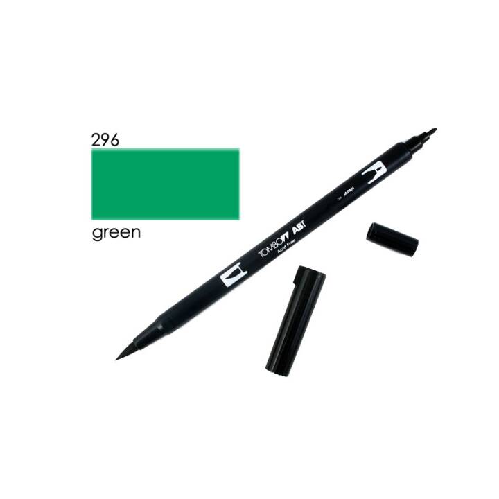 TOMBOW Dual Brush Crayon feutre (Vert, 1 pièce)