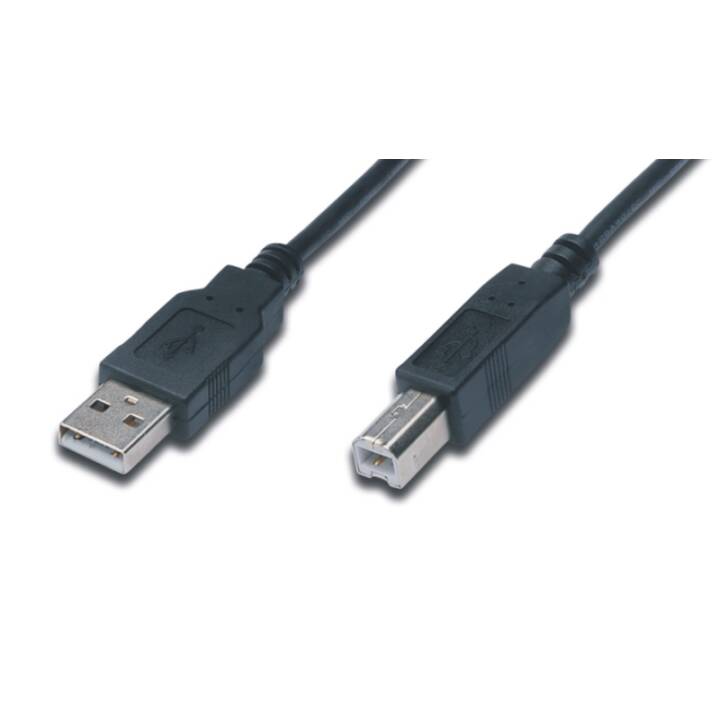 MHE USB-Kabel (USB Typ-B, USB 2.0 Typ-A, 5 m)
