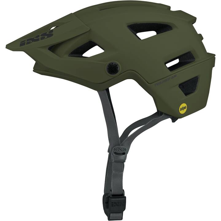 IXS Casco mountain bike Trigger AM MIPS (S, M, Verde oliva)