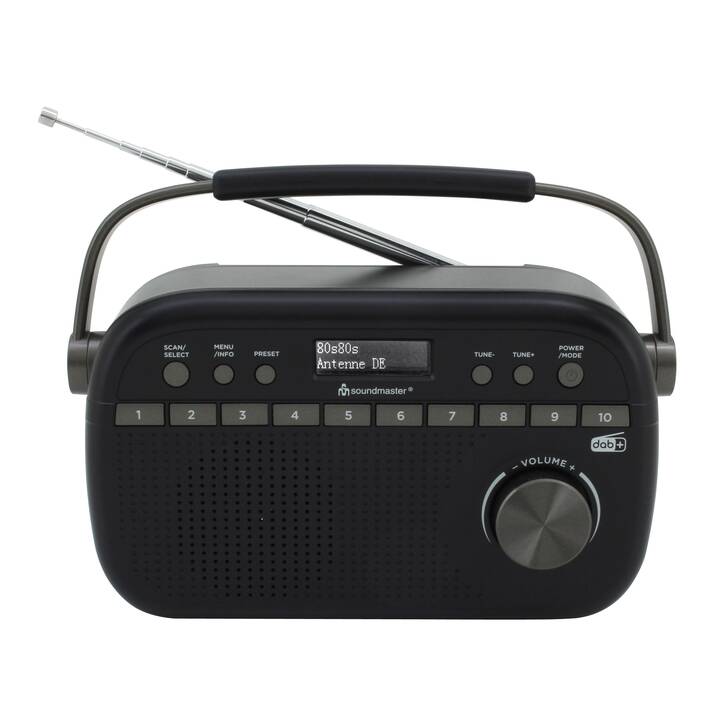 SOUNDMASTER DAB280SW Digitalradio (Schwarz)