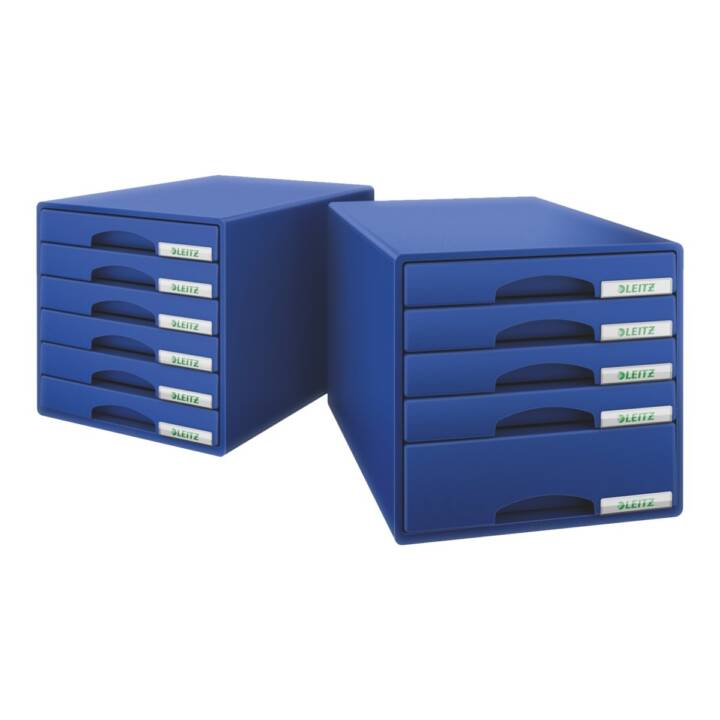 LEITZ Büroschubladenbox (A4, 287.0 mm  x 270.0 mm  x 363.0 mm, Blau)