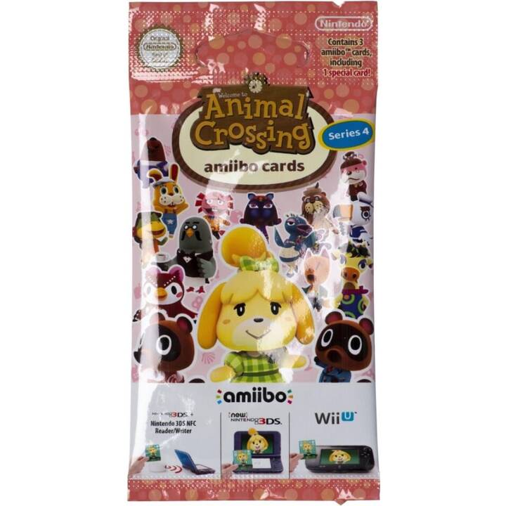 NINTENDO amiibo Cards Animal Crossing - Series 4 Pedine (Nintendo Wii U, Nintendo Switch, Nintendo 3DS, Multicolore)