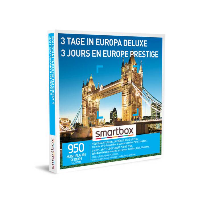 SMARTBOX 3 jours en Europe prestige
