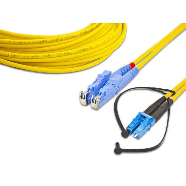 LIGHTWIN LDP-09 E2-LC 3.0 Netzwerkkabel (SC-Duplex, E-2000, 3 m)