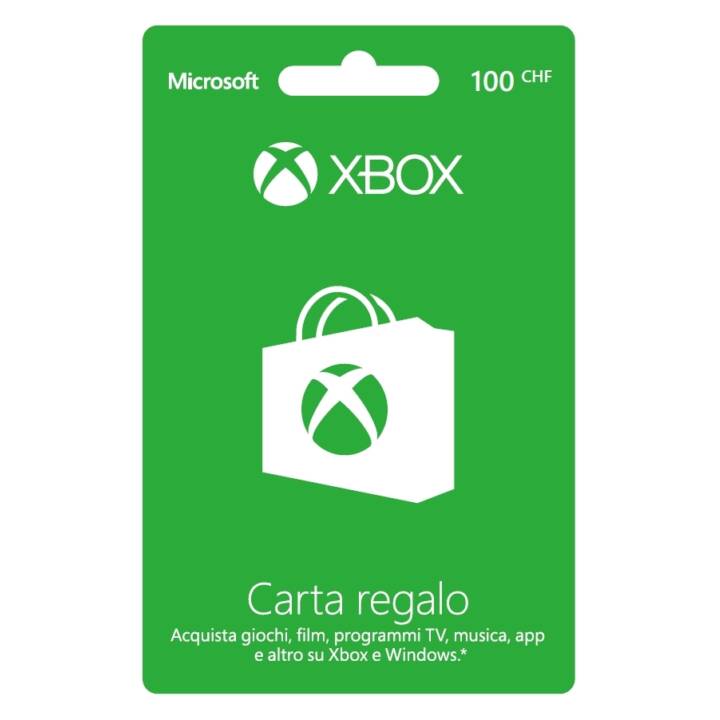 Xbox Live CHF 100 Guthaben-/Geschenkkarte (ESD, IT)