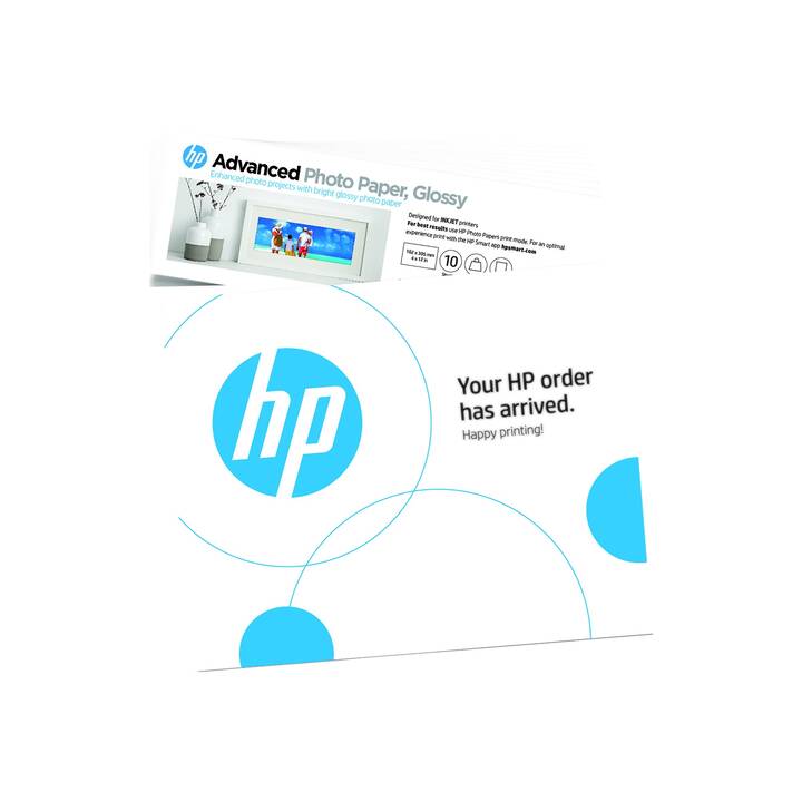 HP Papier photo (10 feuille, 102 x 305 mm, 250 g/m2)