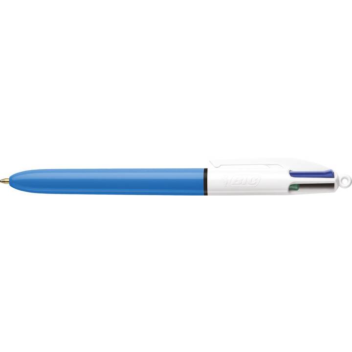 BIC Stylo à bille 4 Colours Original (Bleu, Vert, Noir, Rouge)