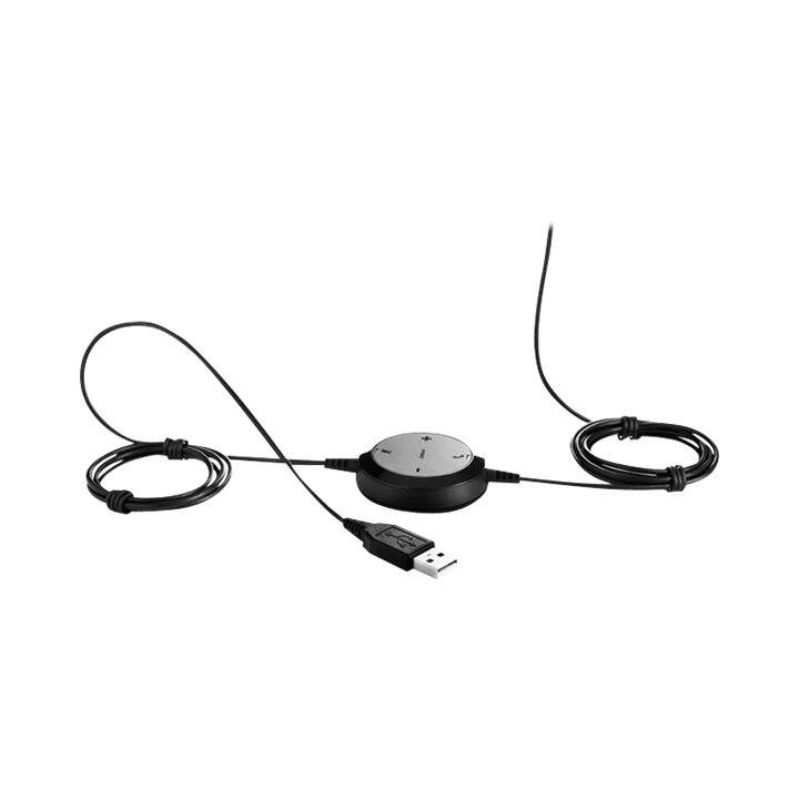 JABRA Casque micro de bureau (On-Ear, Câble, Noir)