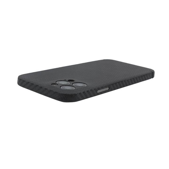 NEVOX Backcover Carbon Series (iPhone 14 Pro, Unicolore, Nero)