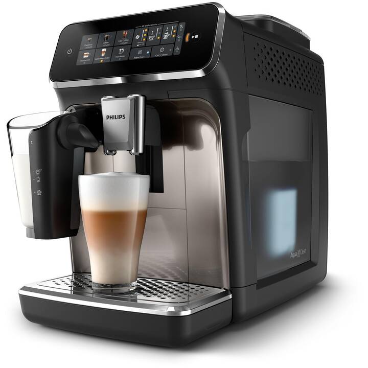 PHILIPS Series 3300 EP3347/90 (Cromo, Nero, 1.8 l, Macchine caffè automatiche)