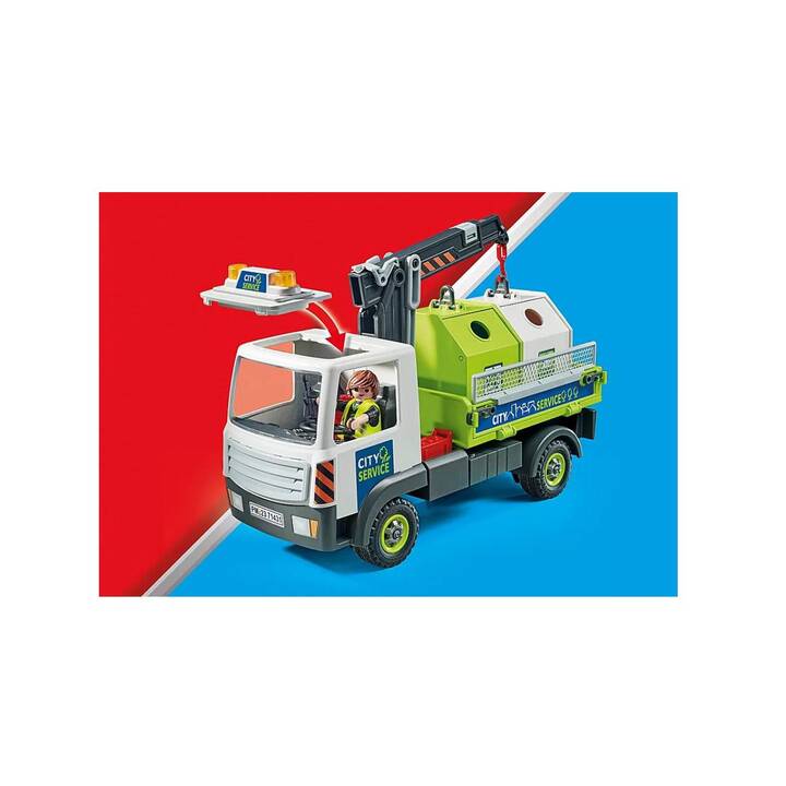 PLAYMOBIL City Action Altglas-LKW mit Container (71431)