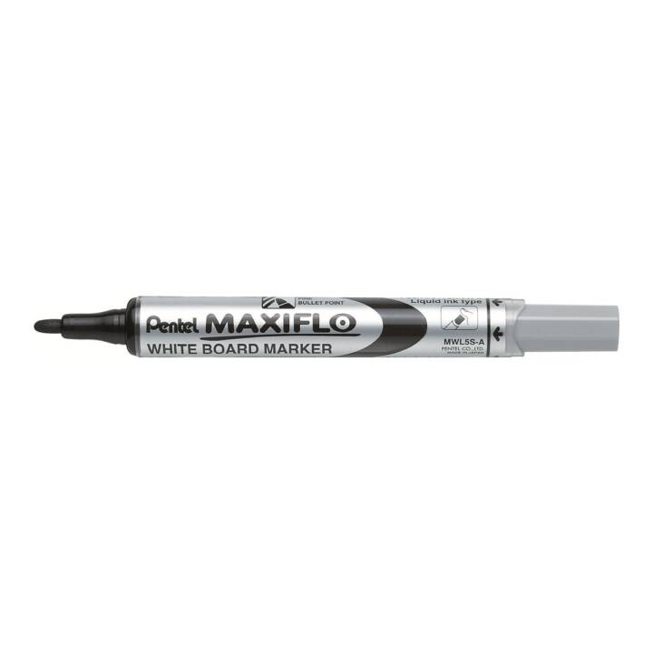 PENTEL Whiteboard Marker Maxiflo MWL5S-A (Schwarz, 1 Stück)