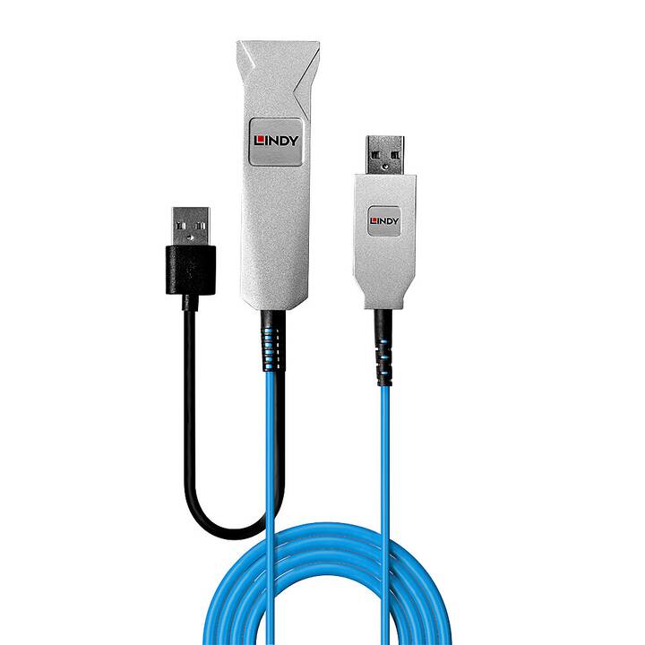 LINDY Fibre Optic USB-Kabel (USB 3.0 Typ-A, 100 m)