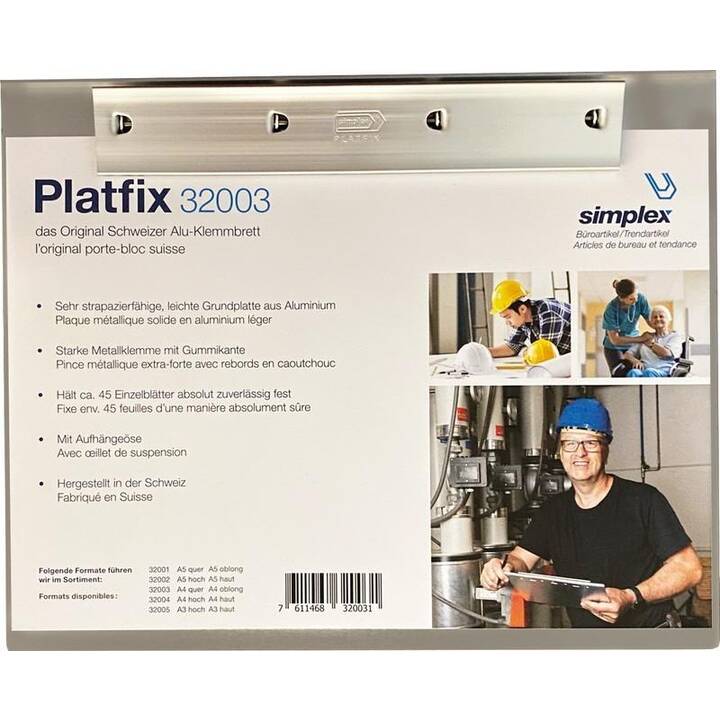 SIMPLEX Sottomano Platfix (A4)