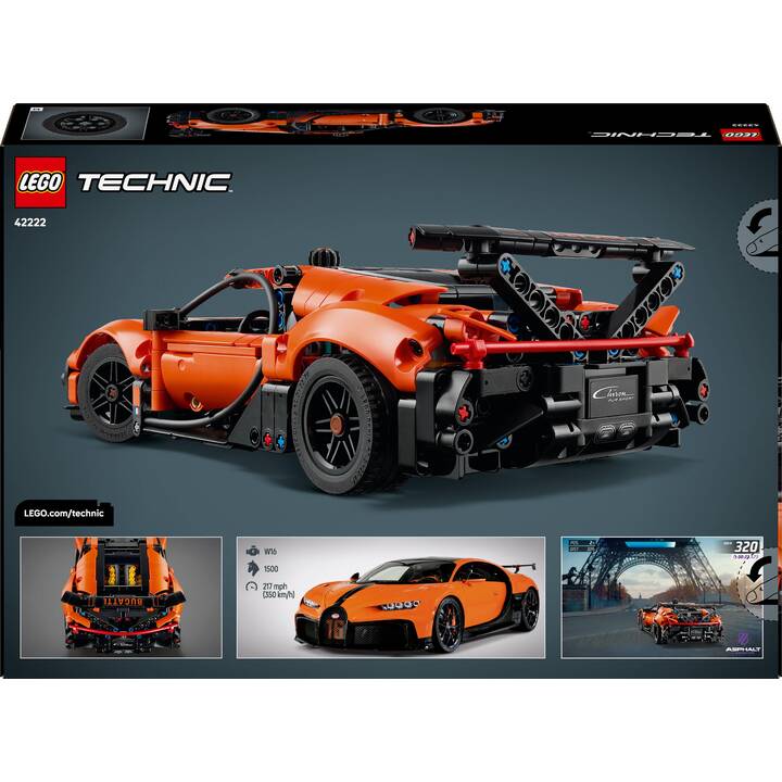 LEGO Technic Bugatti Chiron Pur Sport Hypercar (42222) - Interdiscount