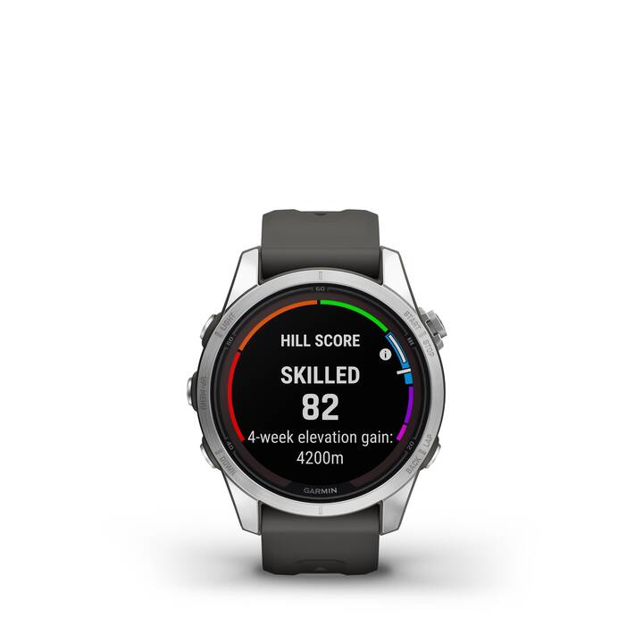 GARMIN Fenix 7S Pro Solar (S, Acier inox)