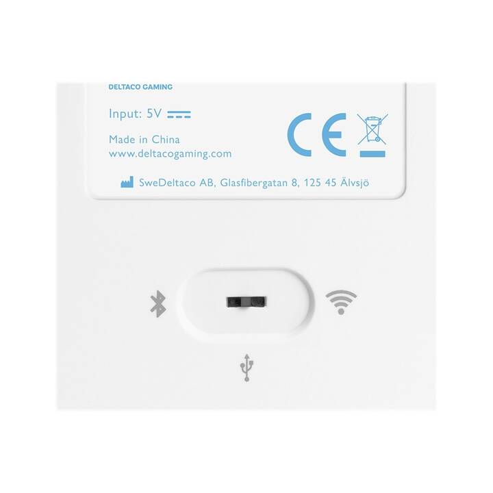 DELTACO WK95R  (Funk (RF), Bluetooth, USB, Schweiz, Kabel und Kabellos)