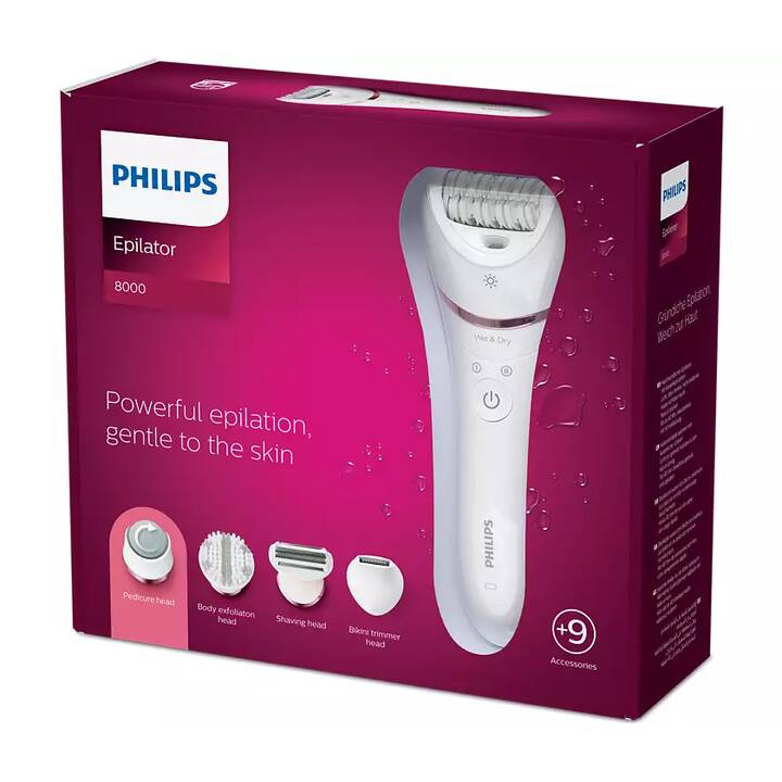 PHILIPS Series 8000 BRE740/10 Epilierer