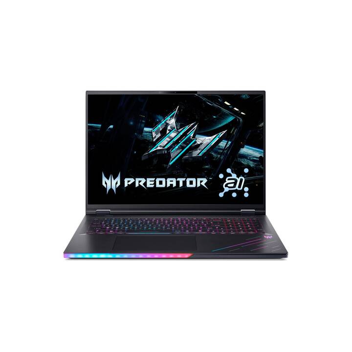 ACER Predator Helios 18 AI (18", Intel Core Ultra 9, 64 GB RAM, 2000 GB SSD, Nero)