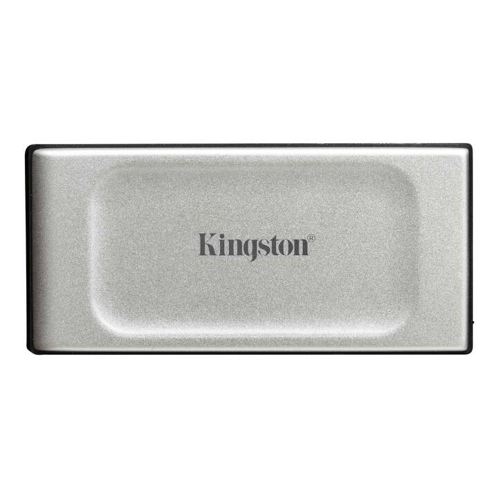 KINGSTON TECHNOLOGY XS2000 (USB Typ-A, 2 TB, Silber, Schwarz)