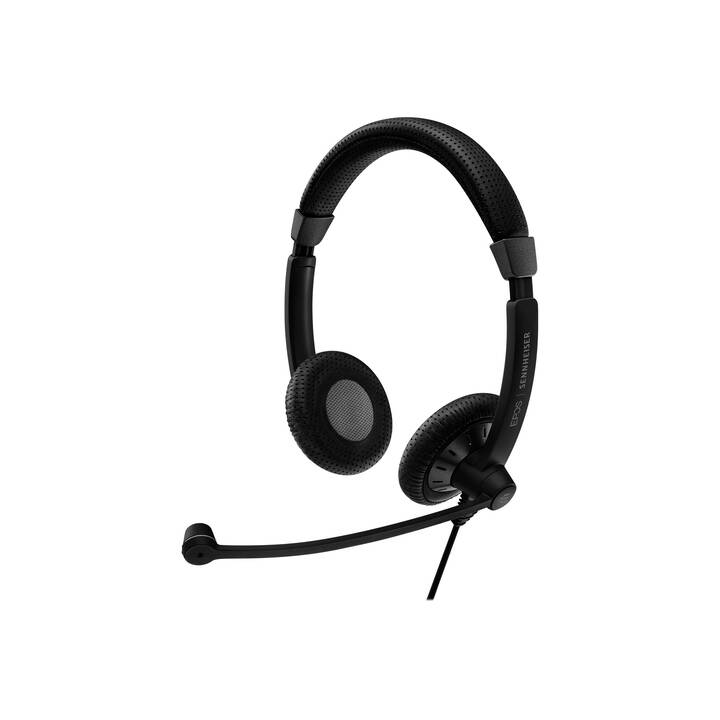 EPOS Office Headset IMPACT SC 75 MS Duo (On-Ear, Kabel, Schwarz)