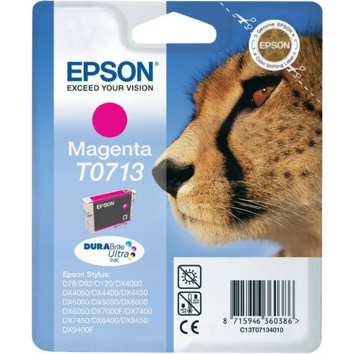 EPSON T0713 (Magenta, 1 pièce)