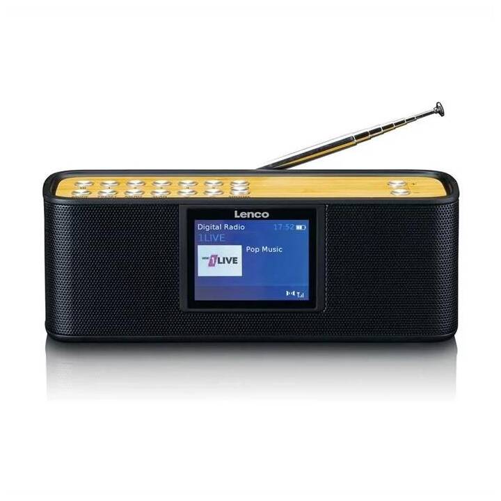 LENCO PDR-045BK Radio per cucina / -bagno (Nero)