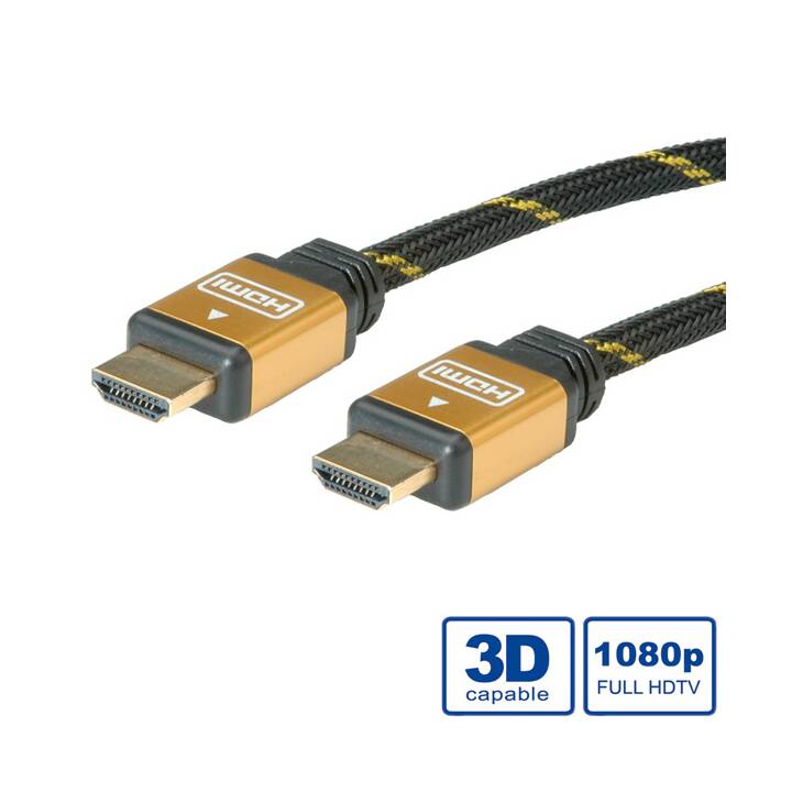 ROLINE Câble de connexion (HDMI, 2 m)