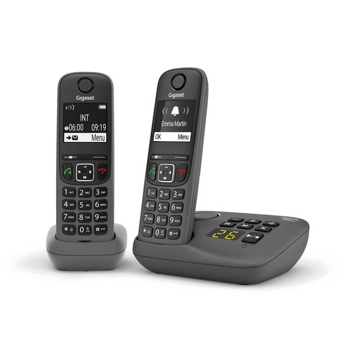 GIGASET A695A Duo (DECT, Black)