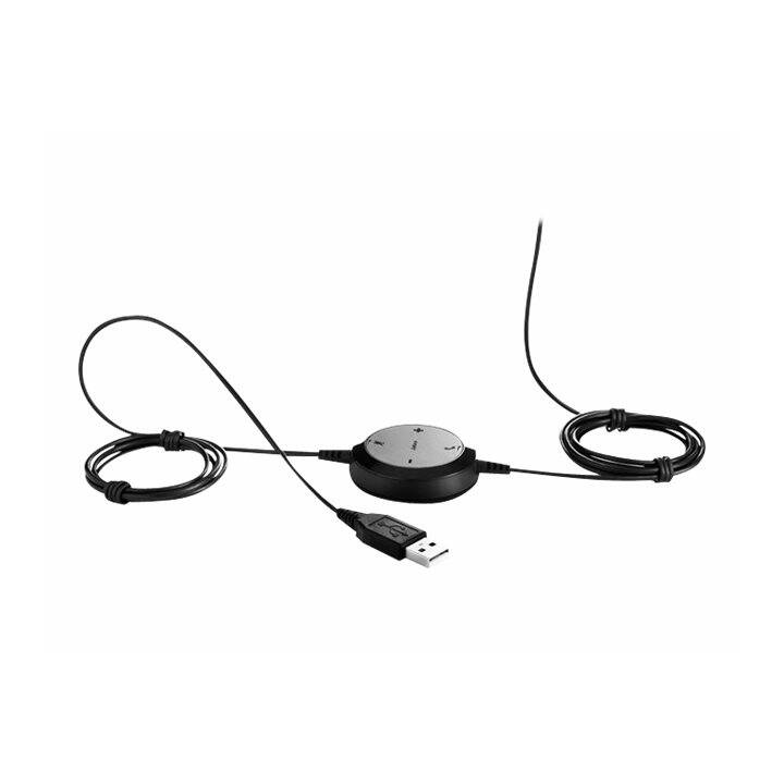 JABRA Office Headset Evolve 20  (On-Ear, Kabel, Schwarz)