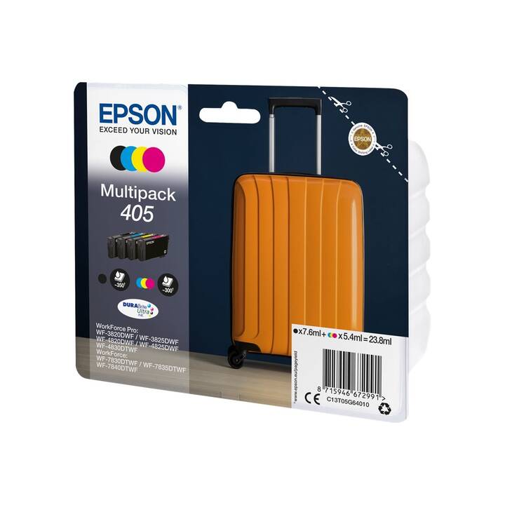 EPSON 405 (Jaune, Noir, Magenta, Cyan, Bleu, Multipack)