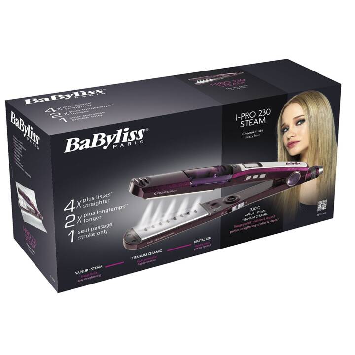 230 (55 BABYLISS I-Pro Steam Interdiscount - W) Glätteisen