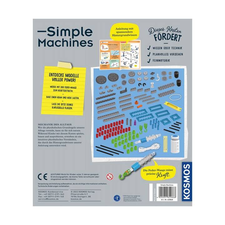 KOSMOS Simple Machines Coffret d'expérimentation (Physique)
