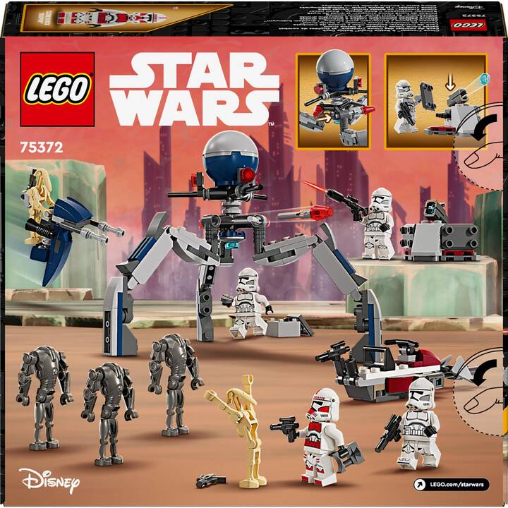 LEGO Star Wars Pack de combat des Clone Troopers et Droïdes de combat (75372)