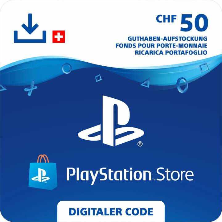PlayStation Store CHF 50 (ESD, DE, FR, IT) - Interdiscount