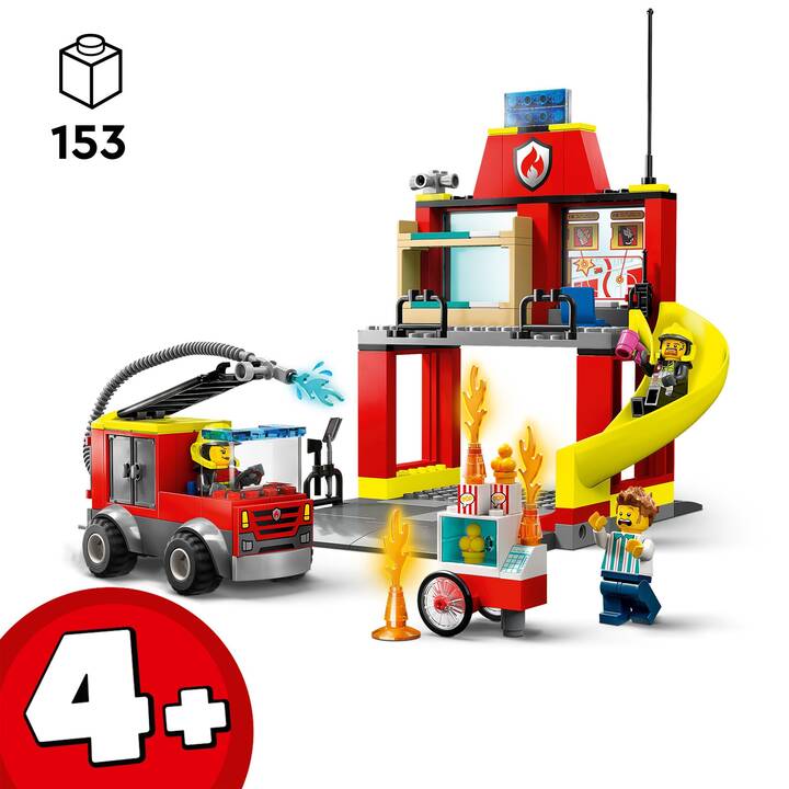 LEGO City Feuerwehrstation und Löschauto (60375)