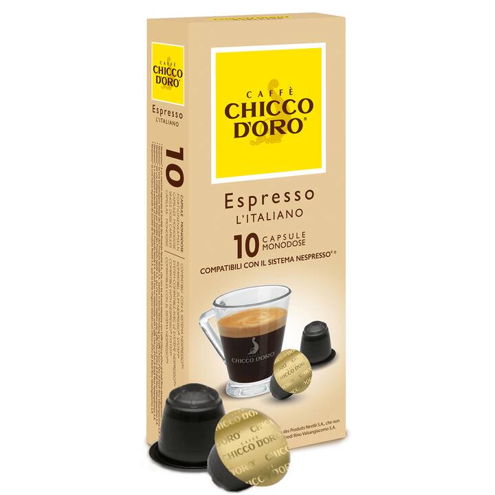 CHICCO D'ORO Kaffeekapseln (10 Stück)
