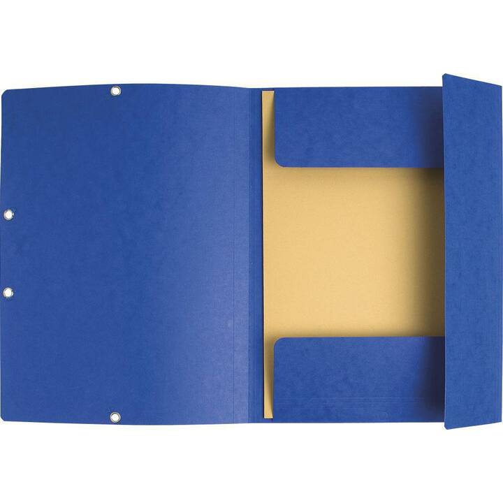 EXACOMPTA Cartellina con elastico (Blu, A4, 10 pezzo)