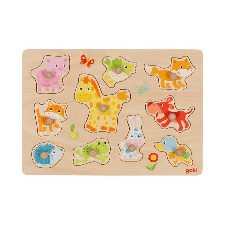 GOKI Animali Puzzle board (10 x)