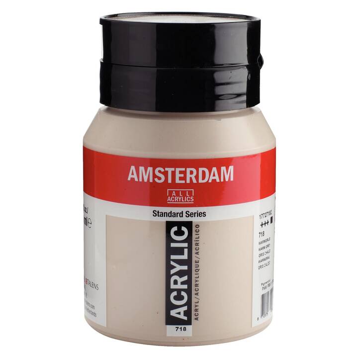 AMSTERDAM Acrylfarbe 718 (500 ml, Hellgrau, Grau)