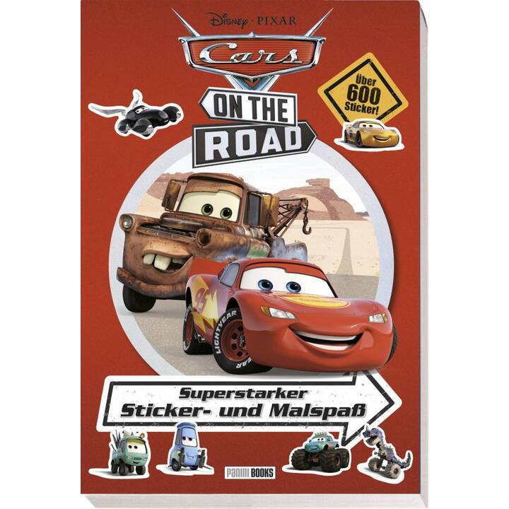 Disney PIXAR Cars On The Road: Superstarker Sticker- und Malspass