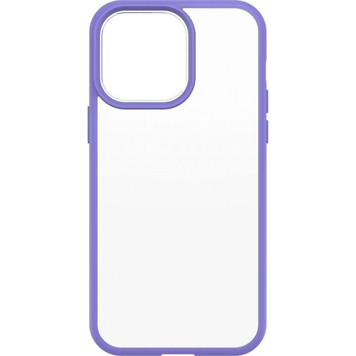 OTTERBOX Backcover React (iPhone 14 Pro Max, Transparente, Viola)