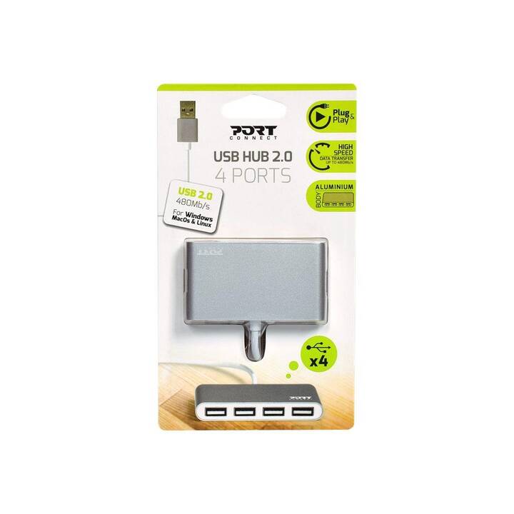PORT DESIGNS  (4 Ports, USB 2.0)