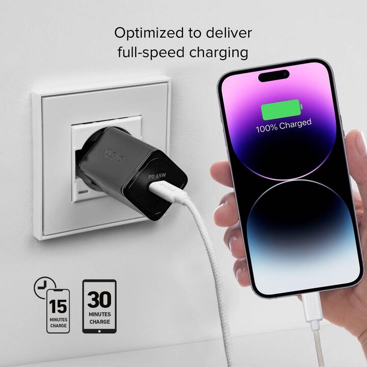 SBS Power Delivery GaN 65W Charger Hub (USB C)