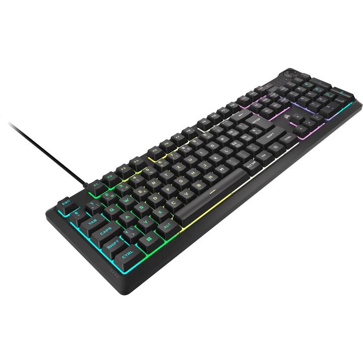 CORSAIR K55 CORE RGB (USB, Svizzera, Cavo)